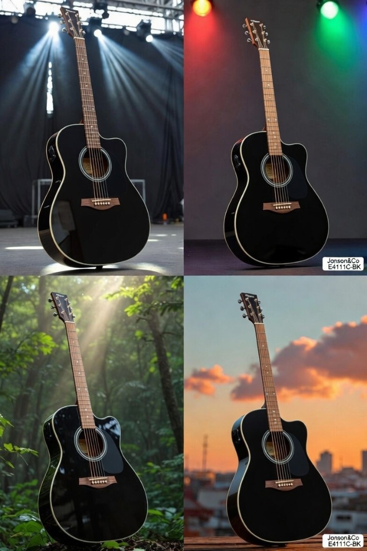 Акустическая гитара Jonson&Co E4111C BK